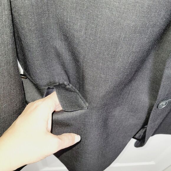 Brooks Brothers Blazer 46R Gray 1818 Madison Estrato Togna 1840 Wool Sport Coat - Picture 4 of 16